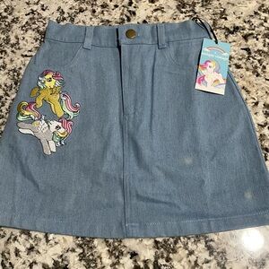 NWT Unique vintage size xs my little pony skirt